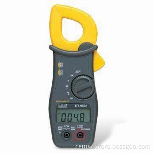 Clamp-on Power Meter with Long Working Time, 1.25-inch Jaw Opening to Measure Current Up to 600A